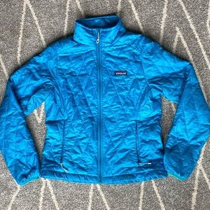 Patagonia Sky Blue Puff Jacket